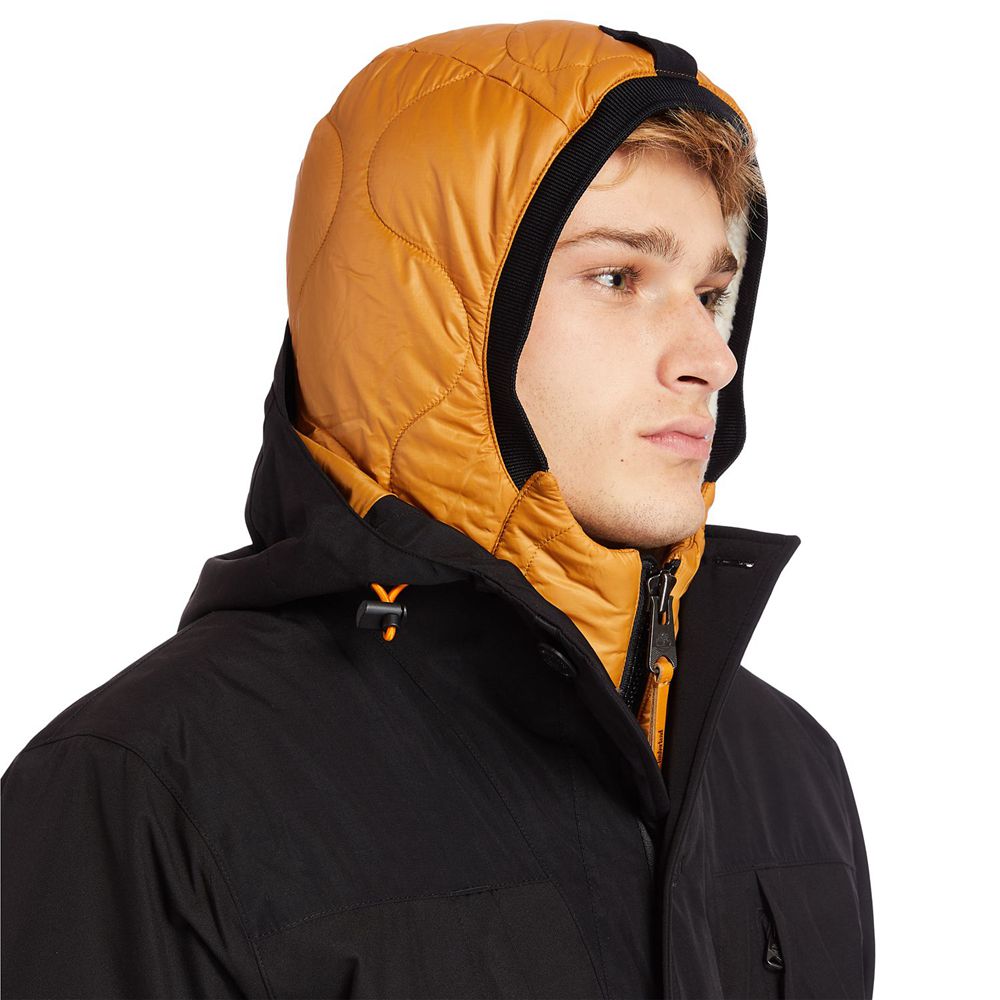 Timberland Μπουφαν Ανδρικα Μαυρα - Outdoor Heritage Ecoriginal Parka With Dryvent™ Technology - Gree